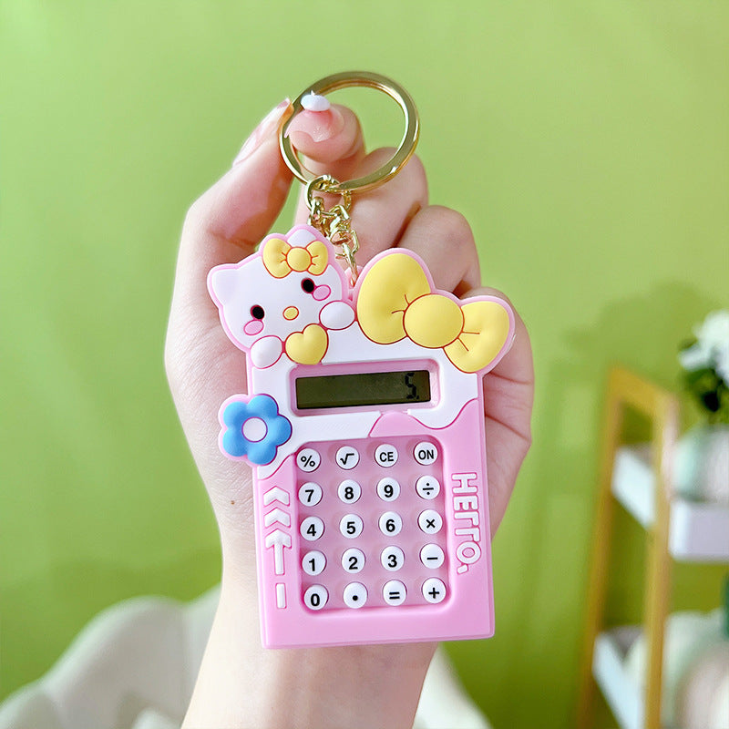 Mini Calculator Keychain