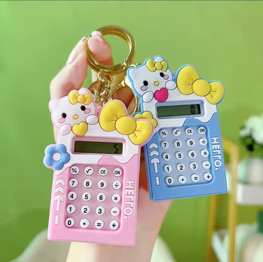 Mini Calculator Keychain