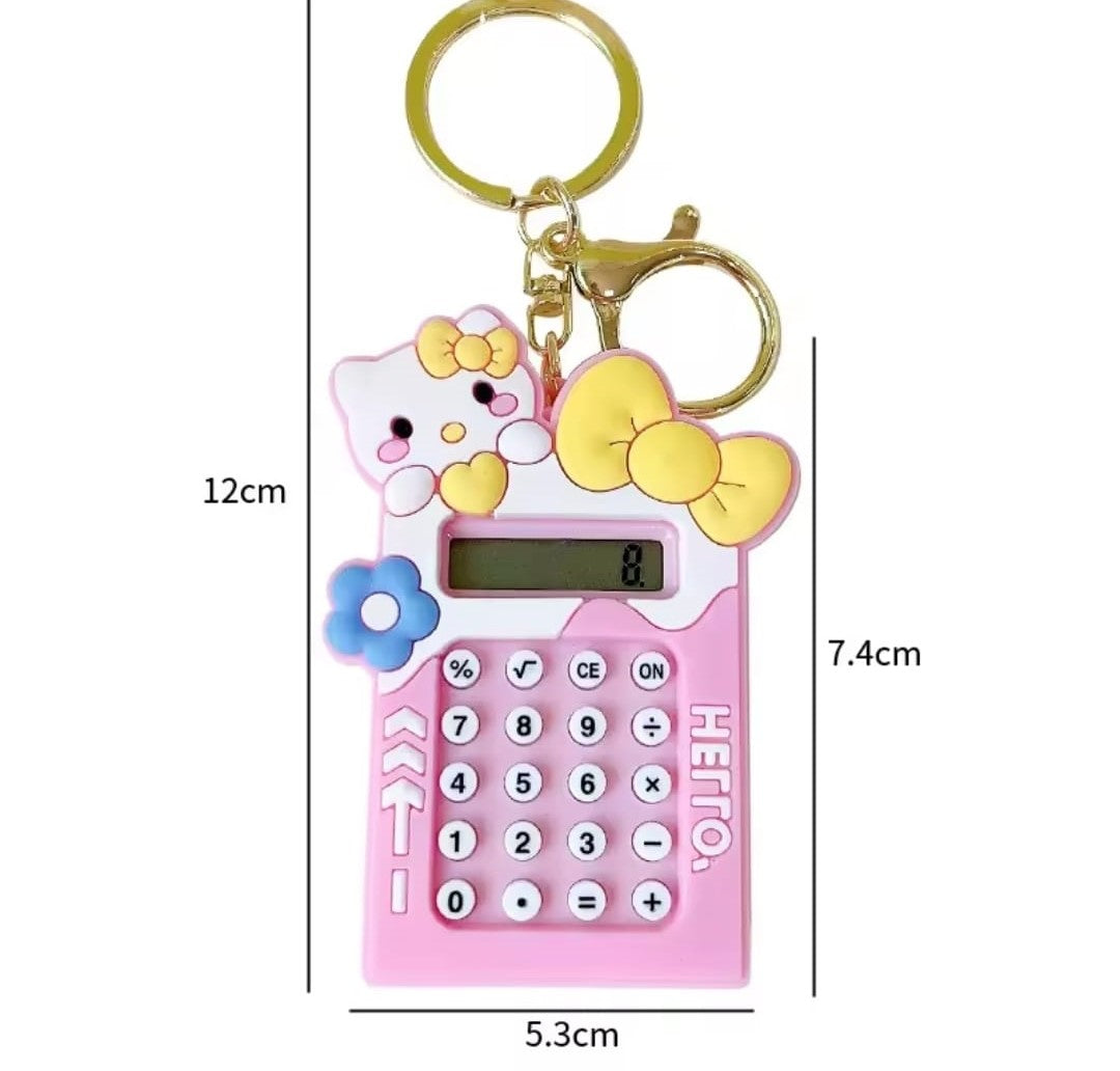 Mini Calculator Keychain