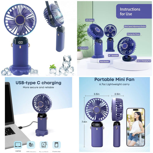Digital Mini Fan