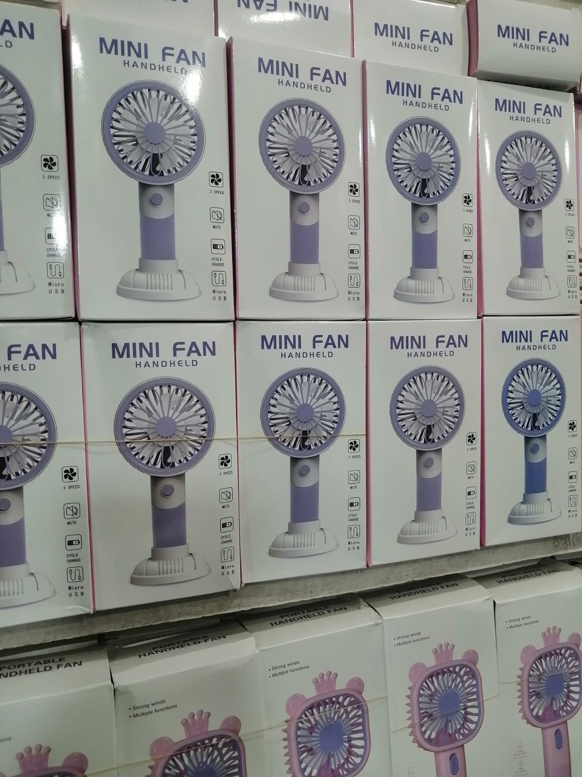 Rechargeable Mini Multifunctional Cooling Fan