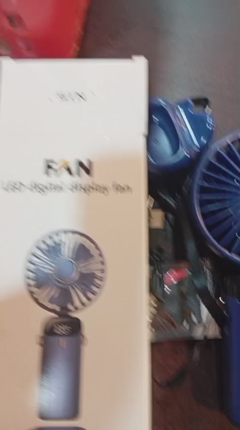 Digital Mini Fan